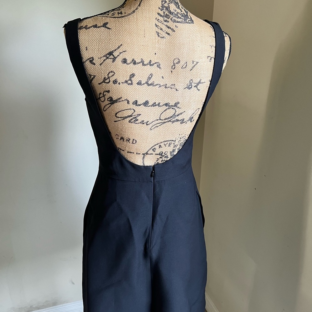 🖤SOLD🖤 Valentino Garavani Crepe Couture Fit & Flare Dress NERO, Size 6 US - Picture 13 of 16